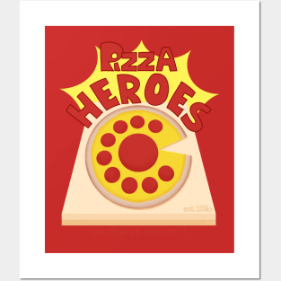 Pizza Heroes Posters and Art